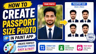 How to Create Passport Size Photo in Microsoft Paint App