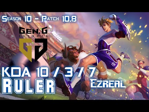 Gen Ruler EZREAL vs VARUS ADC - Patch 10.8 KR Ranked