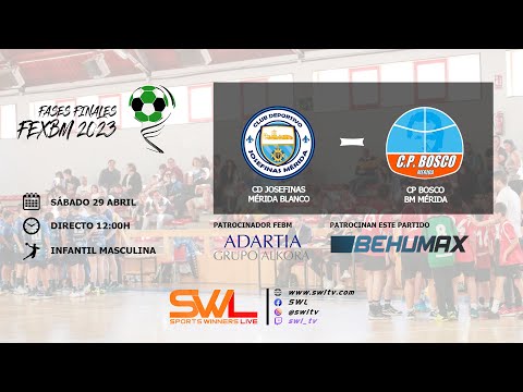 CD Josefinas Mérida Blanco - CP Bosco Mérida | Fase Final Infantil Masculina | 29/04/2023 #AD
