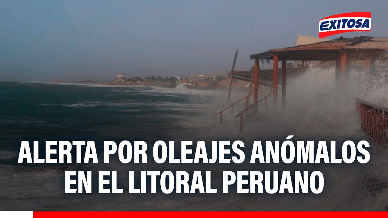 🔴🔵 Alerta por oleajes anómalos en el litoral peruano: Ica y zonas del Sur son las afectadas