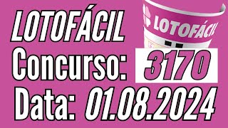 Lotofácil de Hoje, Resultado Lotofácil, LOTOFÁCIL de hoje 1/08,  Premiação de hoje