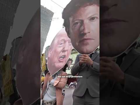 Protesters allege election interference by Meta in Brazil