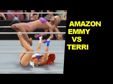 WWE 2K17 Amazon Emmy vs Terri - Submission Match