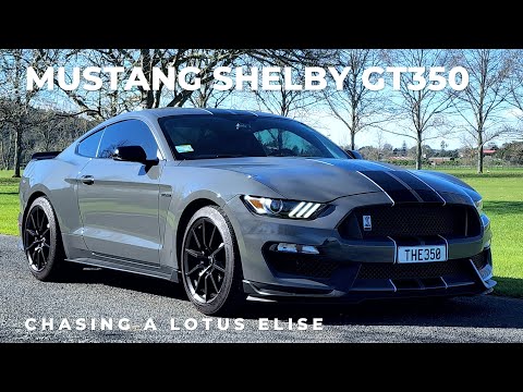 Ford Mustang Shelby GT350 / Short Review + V8 Sound + Chasing a Lotus Elise
