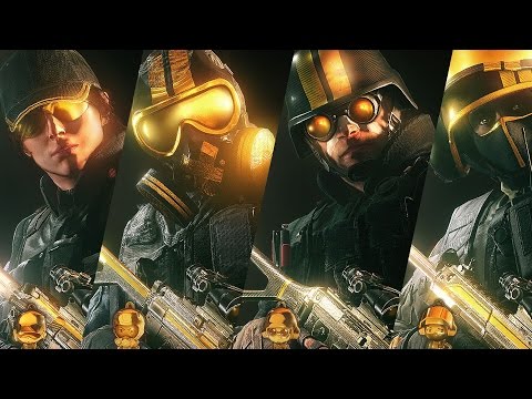 Rainbow Six Siege Pro League Gold Sets Gameplay Weapon Skins, Headgear, Charms Ash Bandit Thermite