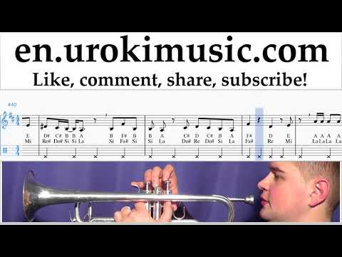 Trumpet lessons Ariana Grande - No Tears Left To Cry Sheet Music Tutorial um-ih352