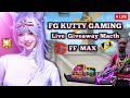 FG KUTTY GAMING FREE FIRE LIVE Giveaway Tamil Live Video Freefire Tamil Garenafreefire