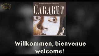 Willkommen (Lyrics) -Cabaret