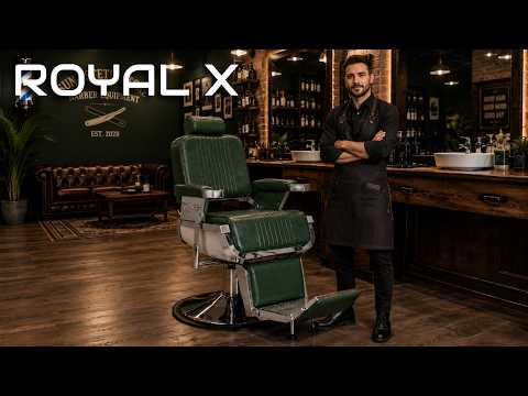 Royal x poltrona Barber shop vintage