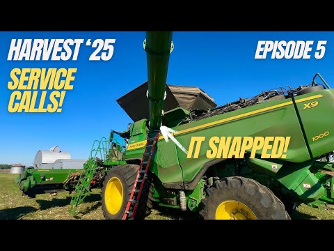 X9 Turbo Leak, S780 Transmission and separator clutch Failure,  X9 hits a pole with unloading auger!