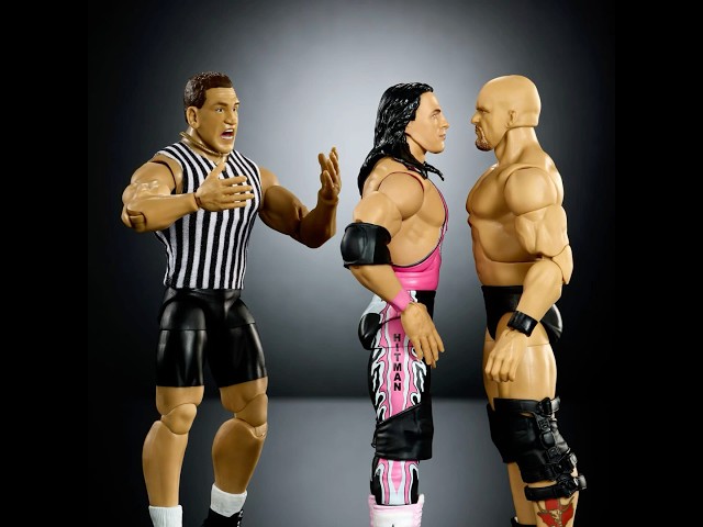 Vídeo relacionado con WWE Bret The Hitman Hart Stone Cold Steve Austin Ken Shamrock 2026 Wrestlemania 13 "Partido de Sumisión 3-Pack [Exclusivo] Mattel Elite Collection Figura de acción de lucha libre de juguete