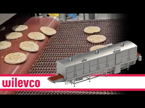 Wilevco HiTec BeltGrillPro With Veggie Burgers