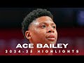 Ace Bailey 2024 25 Rutgers Scarlet Knights Highlights