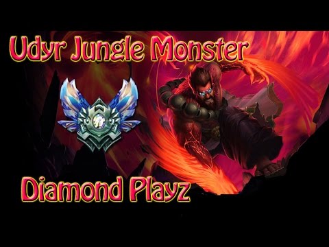 LoL Udyr Jungle S6 - A Monster in the Jungle [Diamond Ranked#5] [German] [deutsch]