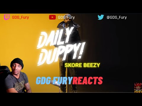 AMERICAN Reacts to SKORE BEEZY - Daily Duppy (GRM Daily)