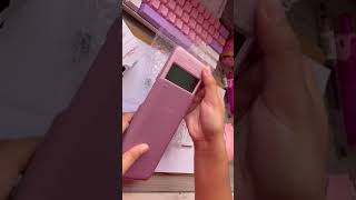 🌷asmr unboxing: CASIO FX-570ES PLUS (PINK)🌷 #study #studyvlog #studymotivation