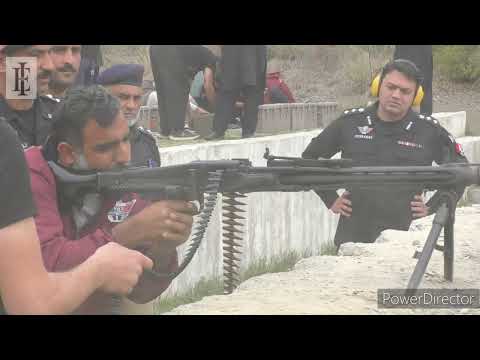 Machine Gun Mg3 test fire of 7.62x51 NATO ammunition Pakistan