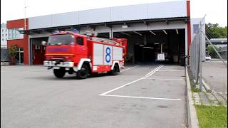 preview picture of video 'Flughafenfeuerwehr Friedrichshafen rückt aus'