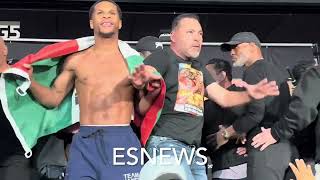 Devin Haney Vs Ryan Garcia Chaotic Face Off Bill & Hopkins Almost Fight