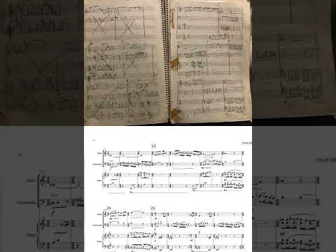 ELEGIE  by ABDALLAH EL MASRI  الى عاصي الرحباني Trio violin, cello and  piano