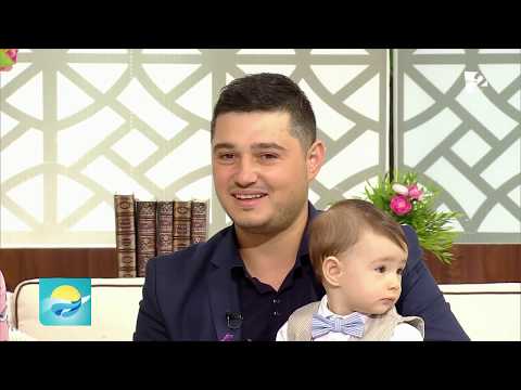 Luciana Spinu - impreuna cu sotul, Dorin Ieseanu si micutul Stelian, la  O noua zi