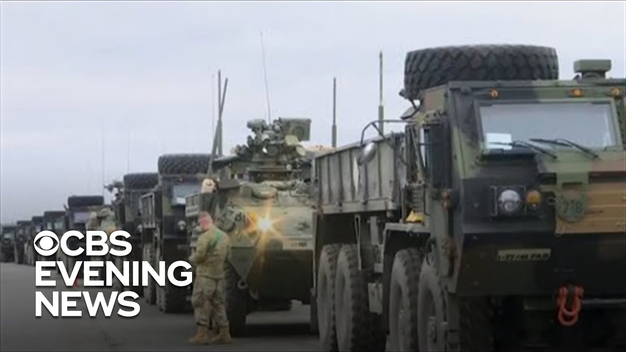 U.S. troops travel to Ukraine border to support NATO