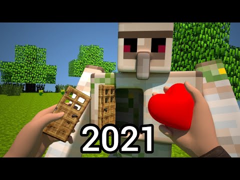 Evolution of Iron Golem in Minecraft