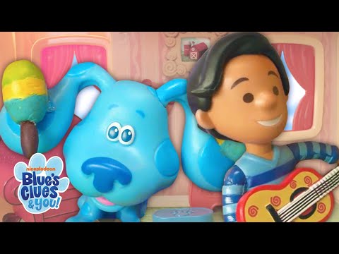 Musical Instrument Mix-Up Game in Blue's House Playset! | Blue's Clues & You!