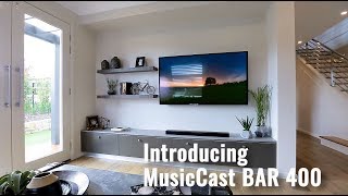 Video 0 of Product Yamaha MusicCast BAR 400 w/ Wireless Subwoofer (YAS-408)