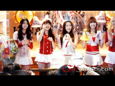 [FANCAM] 110514 Girl's Day - Sojin, Jihae & Minah Birthday Party