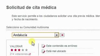Pedir Cita Médico por Internet