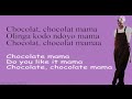 Ya levis - Chocolat  (English lyrics)