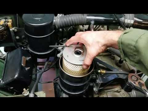 WW2 Jeep Oil and Filter Change Service for Willys MB / Ford GPW