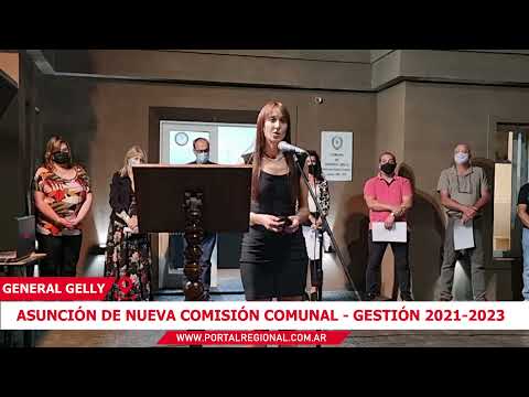 Asunción de María Paula Serfelippe en la Comuna de General Gelly