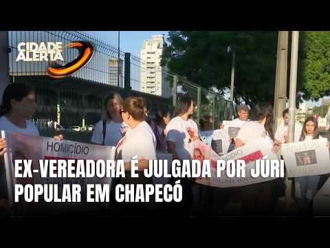 Ex-vereadora vai a júri popular por morte do marido em Chapecó