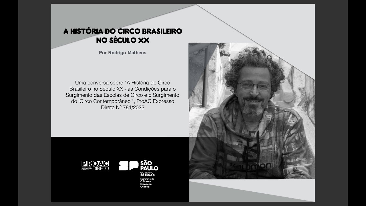 Historia do Circo Brasileiro Século XX - Surgimento das Escolas de Circo no Brasil - Rodrigo Matheus