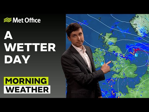 24/10/23 – It's so wet – Morning Weather Forecast UK – Met Office Weather