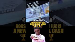 Boosie bought YFN Lucci a new Pendant &amp; Cash 💸🏆💯 #boosie #yfnlucci #hiphop
