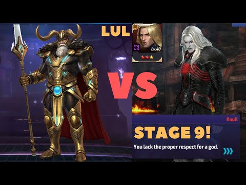 T3 ODIN (All-Father) VS KNULL LEGEND WB STAGE 9 because i have no Dark Avengers content to post- MFF