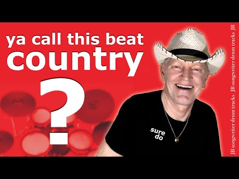 Country Drum Beat 80 BPM with 8 Extra Fills - Drum Backing Track - Slow Country Rock #3 - JB #52