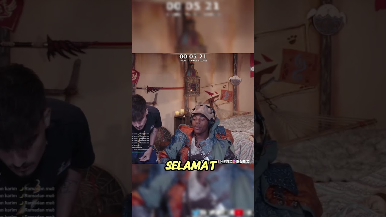 ISHOWSPEED MENGUCAPKAN HAPPY RAMADHAN KE VIEWERSNYA