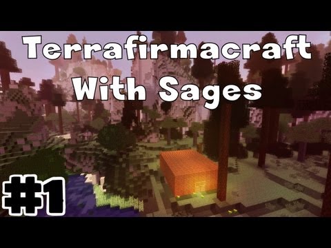 Let's Play Multiplayer Minecraft Terrafirmacraft With Sages Part 1