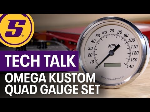 Tech Talk Omega Kustom Quad Gauge Set