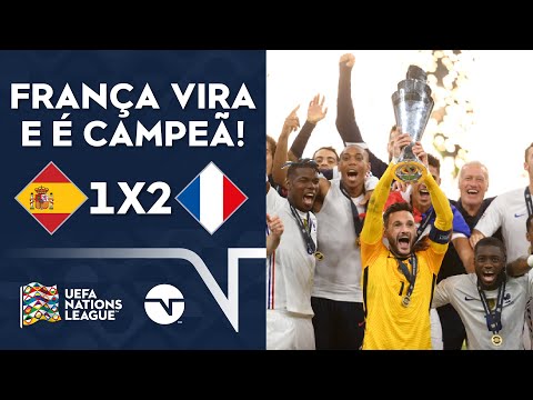 Gols e lances de Espanha x França