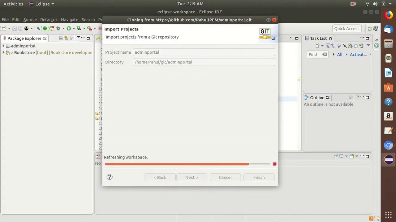 Import Spring MVC Project from GitHub to Eclipse IDE