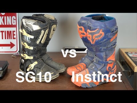 Fox Instinct Offroad Boots vs Gaerne SG10 Boots
