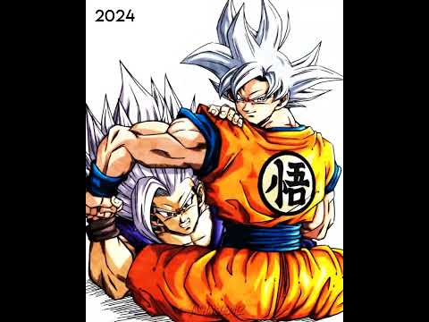 Goku and gohan in 1993 🔥 V/S 2024 💀 ||  #animeedit #edit #goku #dbs #gohan