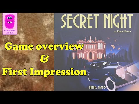  Game Overview & First Impression - Secret Night at Davis Manor