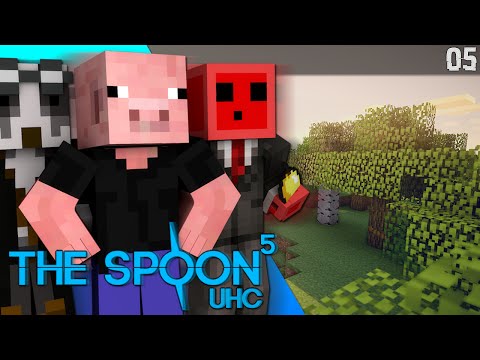 Minecraft Spoon UHC Season 5: #5 - SEEING THINGS