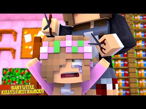 BABY LITTLE KELLYS FIRST EVER HAIRCUT! | Minecraft Little Kelly